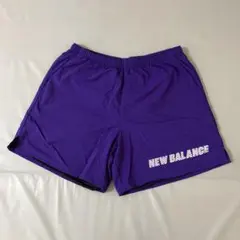 NEW BALANCE パープル ショートパンツ