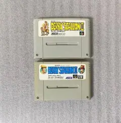 ♪任天堂／スーパーファミコン DERBY STALLION 2本セット！