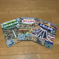 香川元太郎　迷路シリーズ　自然遺産・進化・文明3冊セット