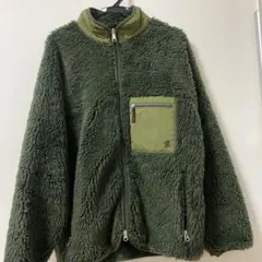 GRAMICCI フリースジャケットM カーキ色 美品 軽くて暖かい