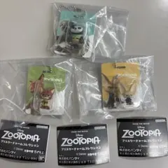 ズートピア ブリスターチャームコレクション ニック、フィニック、フラッシュ 3点