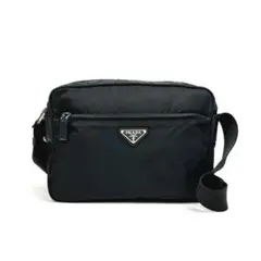 【美品】プラダ 三角ロゴ ショルダーバッグ シルバー金具 テスートナイロン 人気