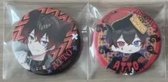 AMPTAK 2024ハロウィン あっと 缶バッジ 2個セット 裏面少しキズあり