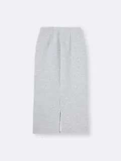 ジーユー　パフスウェットナロースカート　グレー　F