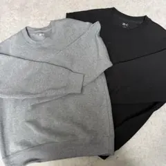 UNIQLO:C｜オーバーサイズスウェットシャツ M 2色セット