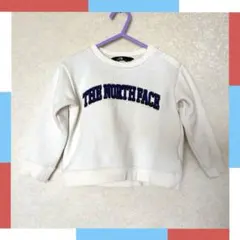 THE NORTH FACE ノースフェイス ホワイト トレーナー 90サイズ