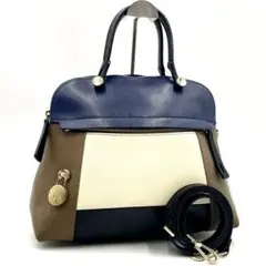 FURLAフルラ パイパー ショルダーバッグ　ハンドバッグ2way マルチカラー