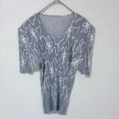 ISSEY MIYAKE pleatspleaseゼブラ柄 半袖カットソー ISSEY MIYAKE pleatspleaseゼブラ柄 半袖カットソー - メルカリ