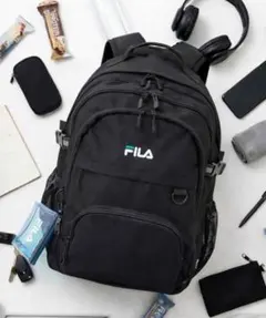 FILA リュックサック BTSコラボ ブラック テテ - メルカリ