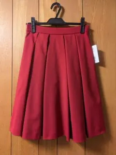 クイーンズコート タックフレアスカート M 定価16500円 新品未使用 秋