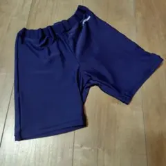 130センチ⭐️フットマーク⭐️ネイビー水着