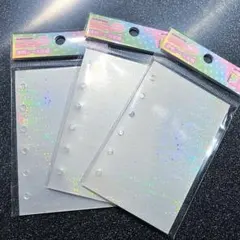 正規品 MERINGメリング プリズムスター透明シール台紙 A7ハード 30枚