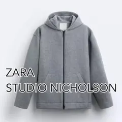 美品 ZARA × STUDIO NICHOLSON ジップアップ フーディー