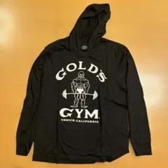 GOLD'S GYM VENICE ゴールドジム　フード付きウェア　ダークグレー