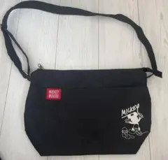 MICKEY MOUSE ショルダーバッグ ブラックのサムネイル