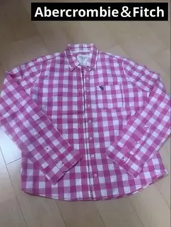 【美品】Abercrombie＆Fitch アバクロ　レディース長袖シャツ　M