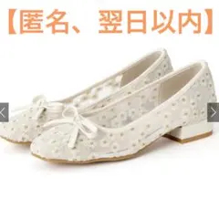 【匿名、翌日以内】フラワー刺繍メッシュパンプス[zr1430] grl 23.5のサムネイル