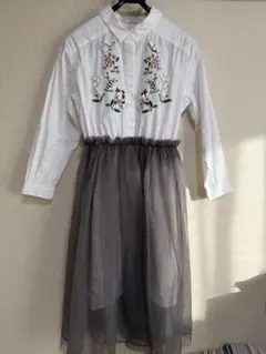 Chesty 刺繍シャツワンピース サイズ1