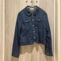アプワイザーリッシェ ビックポケットシャツ デニムジャケット パール 