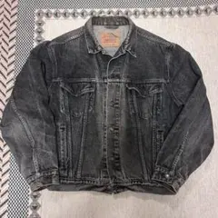 Levi’s 70503 リーバイス 先染めブラック デニムジャケット XL