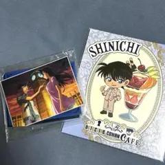 名探偵コナン セガラッキーくじ　H賞アクスタ　E賞アートパネル　工藤新一　毛利蘭