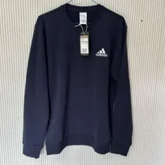 adidas アディダス トレーナー スポーツアウター ネイビー　メンズM