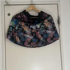 GU 花柄 フレアスカート Sサイズ