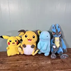 ポケモン ぬいぐるみ 3体セット ヒトカゲ ゼニガメ サングラス