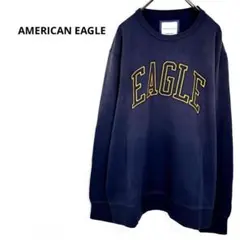 ◇ アメリカンイーグル【XL】トップス　トレーナー　ロゴ　裏起毛　ユニセックス