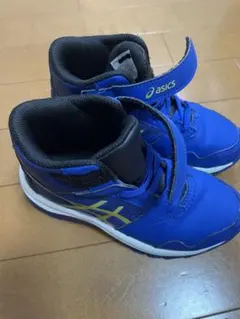 ☆美品☆ASICS アシックス ボクシングシューズ 21cm☆青ブルー