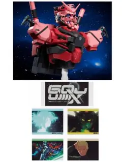 ジークアクス　一番くじ　ポスター5種　ラストワン　赤いガンダム