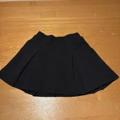 160 ユニクロ　ドライスウェット　ミニスコート　黒
