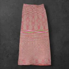 MISSONI ミッソーニ マルチボーダー ロングタイトスカート 42のサムネイル
