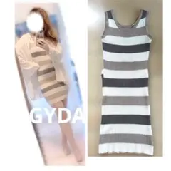 GYDA ボーダーノースリーブ2wayワンピース美品最安値❣️のサムネイル