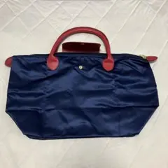 【新品・未使用】GODIVA トートバッグ ネイビー レッド