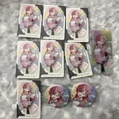 あ*お様 プロセカ　感謝祭　グリーティングカード　缶バッジ　桃井愛莉