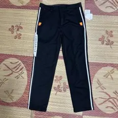 クロコダイル★ストレッチゴルフパンツ☆メンズ ブラック防寒 撥水 Lサイズ