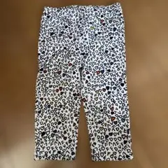 DVF✖️Baby GAP コラボロゴ＆ハート柄プリントレギンス110センチ