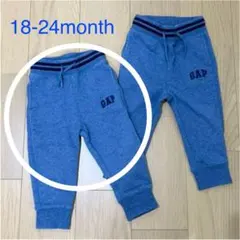 GAP ベビー ロゴ ジョガーパンツ  ネイビー  18-24ヶ月