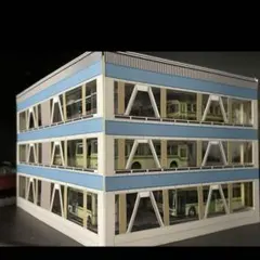 駐車場 展示台#ミニ#ジオラマ#風#バスコレ#カーコレ#ぷちらま#Bトレ#鉄コレ