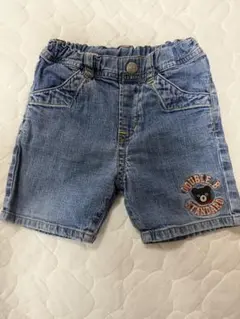 DOUBLE.B デニムショートパンツ 80サイズ