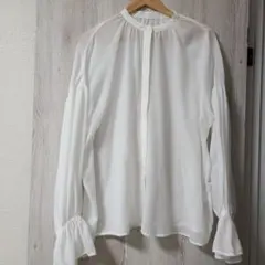 ✨クラシカルエルフ ホワイト 長袖シャツ ボタン付き