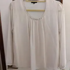 ESPRITMUR アイボリー 長袖 トップス LL