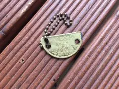 【60's ドッグタグ】ビンテージ