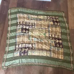 LANCETTI 花柄 スカーフ 新品タグ付き