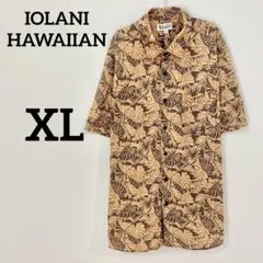IOLANI HAWAIIAN CLASSICS総柄アロハ半袖 オープンカラーのサムネイル