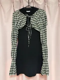 Darich ダーリッチ シャーリングボレロミニワンピース