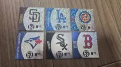 セブン限定 MLB ホログラムステッカー 全6種コンプ