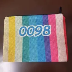カラフルストライプポーチ 0098