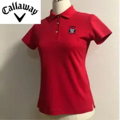 キャロウェイ 半袖 ポロシャツ レッド Mサイズ